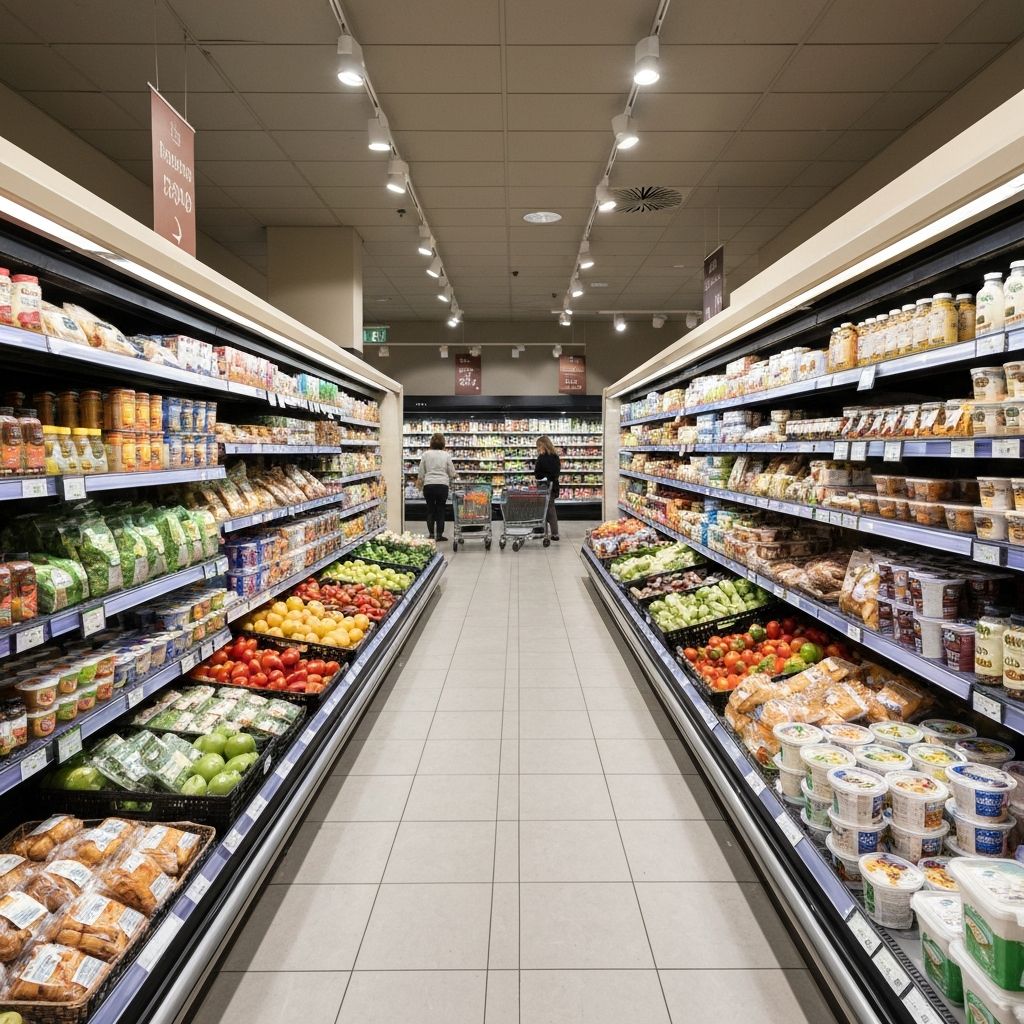 Inköp i mataffär